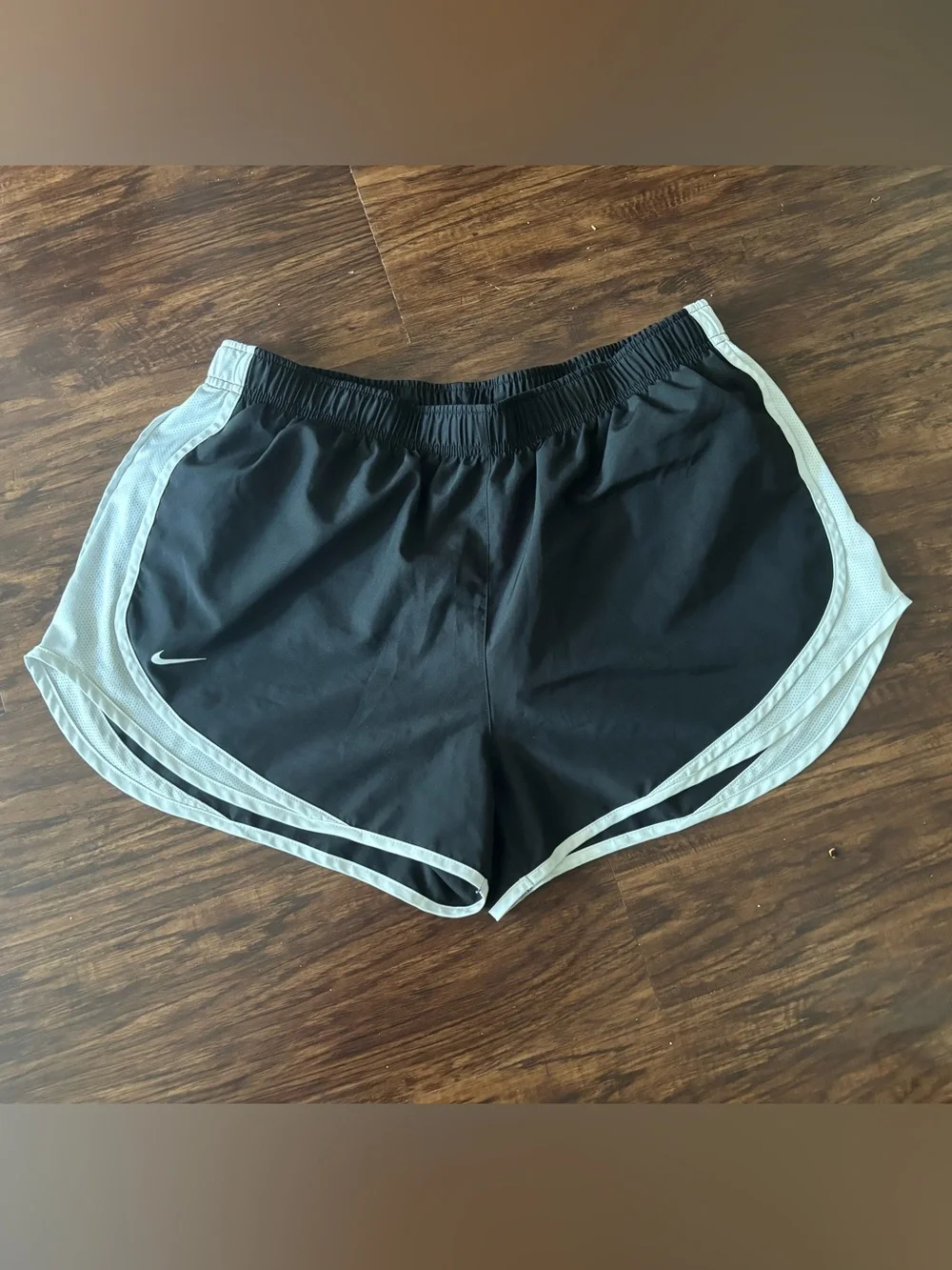 Nike Women’s Black Running Shorts with White Trim
